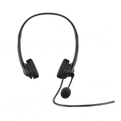 HP Wired 3.5mm Stereo Headset - Black