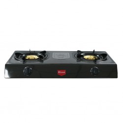 Rico RIC038-GS2007 Auto Black Double Gas Stove