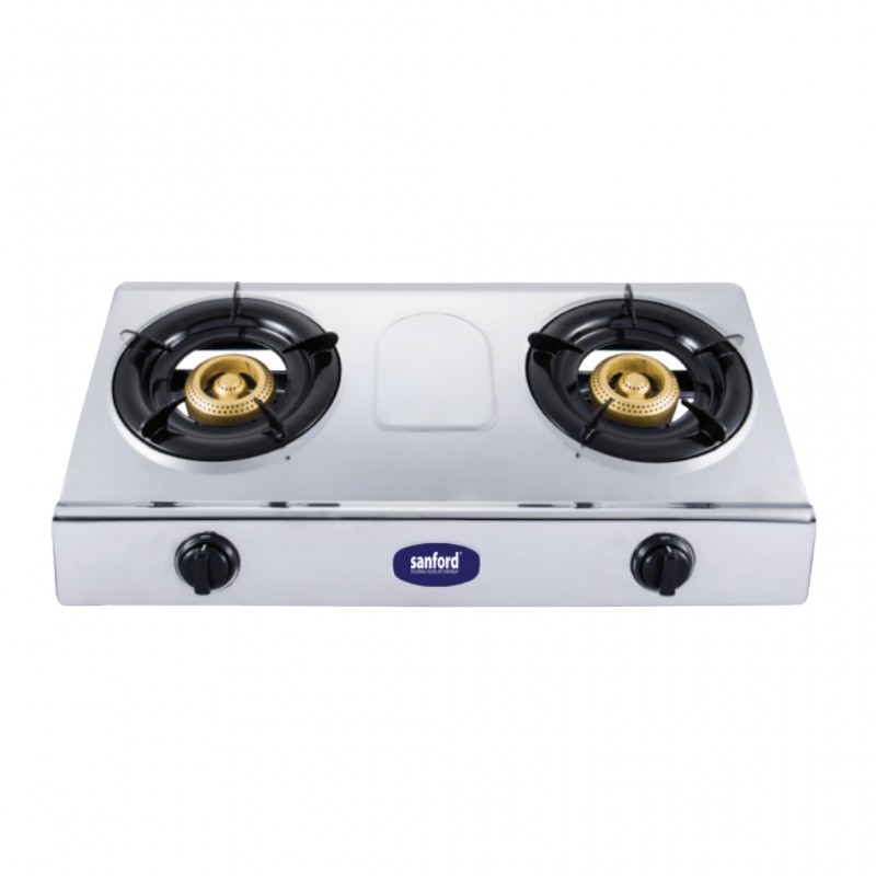 Sanford SAN251 SF5356GC S/S 2 Burner 2YW Gas Cooker