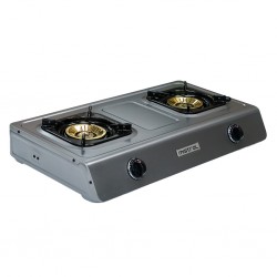 Mistral MGC9225 Teflon Coated 2 Burner Gas Cooker