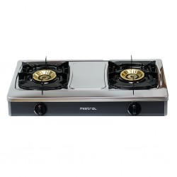 Mistral MGC9210 Stainless Steel 2 Burner Gas Cooker