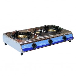 Mistral MGC9328 Stainless Steel 3 Burner Gas Cooker