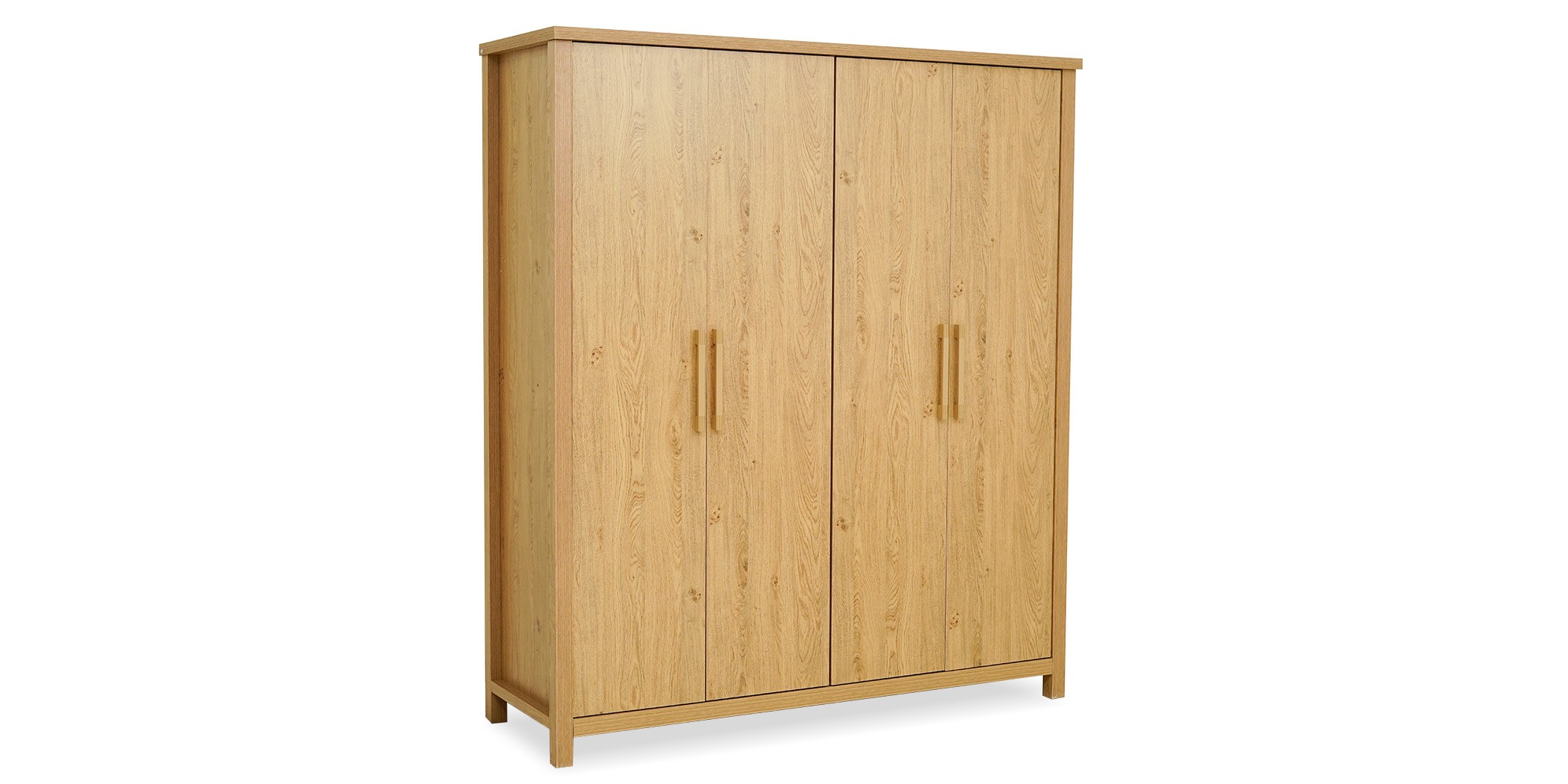 Alaska Bedroom Set 180x200 cm Beige Oak