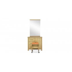 Alaska Bedroom Set 180x200 cm Beige Oak