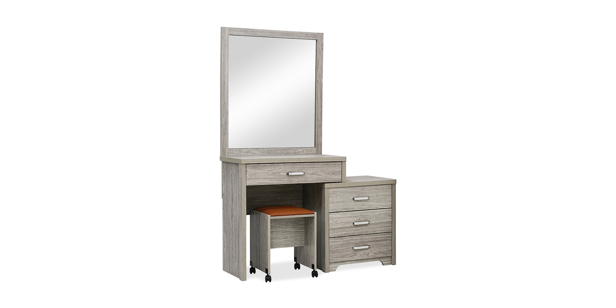 Frankfurt Bedroom Set 180X200 cm Grey Oak