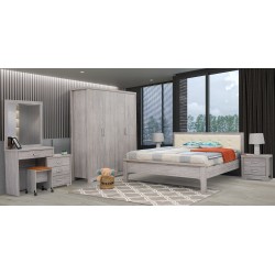 Frankfurt Bedroom Set 180X200 cm Grey Oak