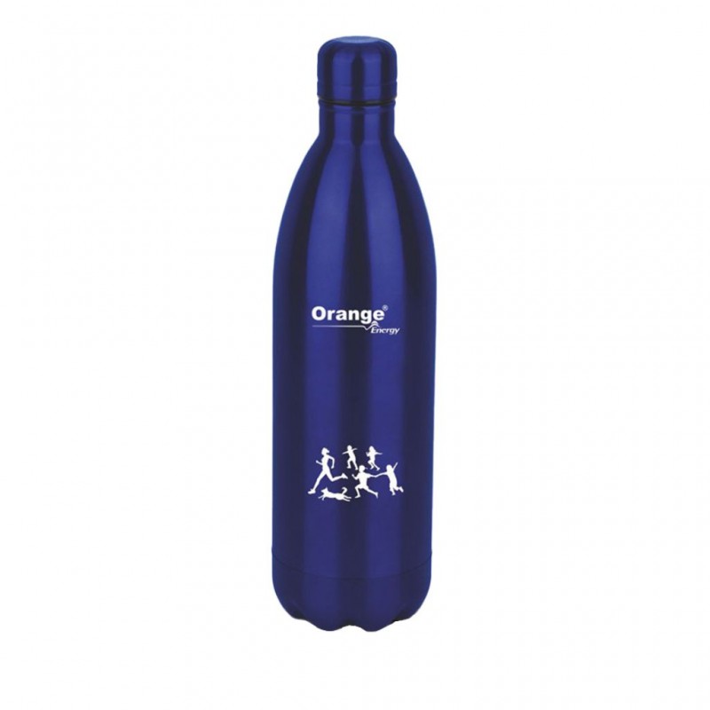 Orange ORA0106 Glossy Blue Aqua 1000ml S/S Vacuum Bottle