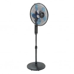 Air Monster S1663-R MP 16” Dual Blade Remote Stand Fan With Remote