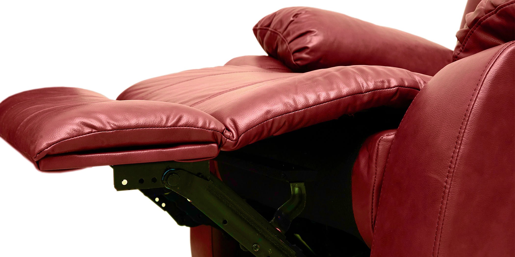 Vercelli Sofa 3+2 in Red Leather Gel