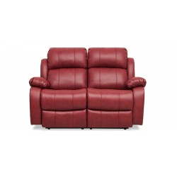 Vercelli Sofa 3+2 in Red Leather Gel