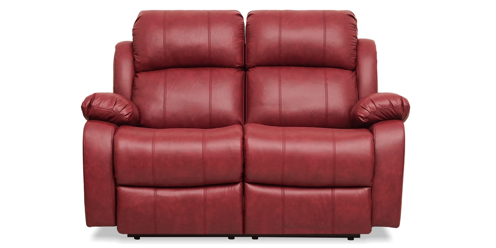 Vercelli Sofa 3+2 in Red Leather Gel