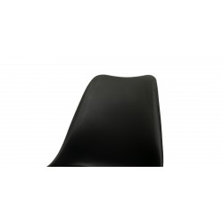 Adrian Table & 4 Chairs Black