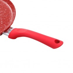 Wonderchef WON548 30cm Red Royal Velvet 2YW Pan With Raised Lip - 63153453