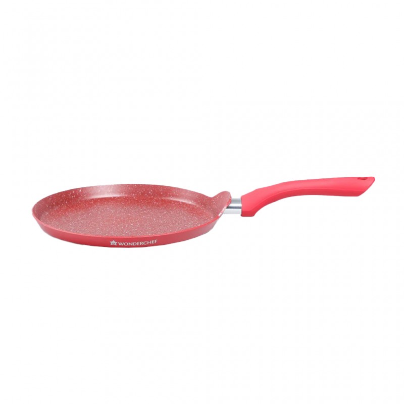 Wonderchef WON548 30cm Red Royal Velvet 2YW Pan With Raised Lip - 63153453