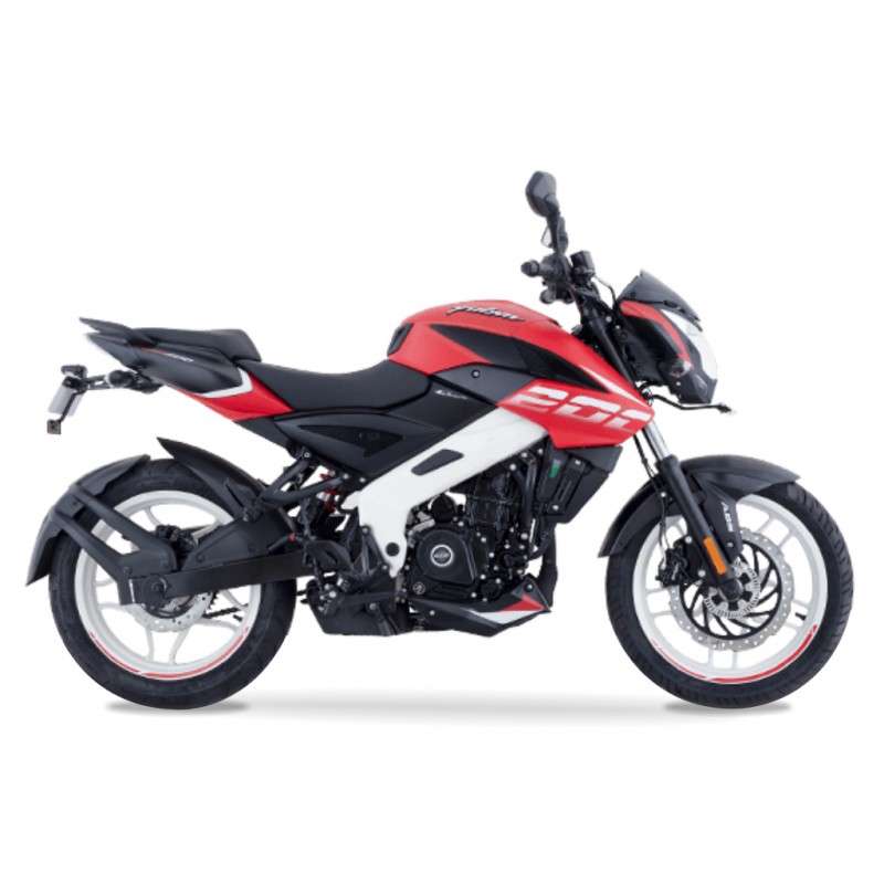 Bajaj Pulsar 200NS 200CC Red/White Motorbike