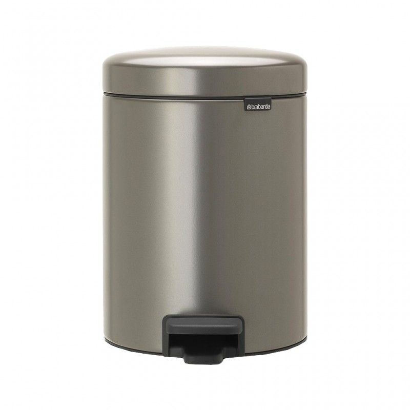 Brabantia 112683 5L Platinum NewIcon Pedal Bin 10YW "O"