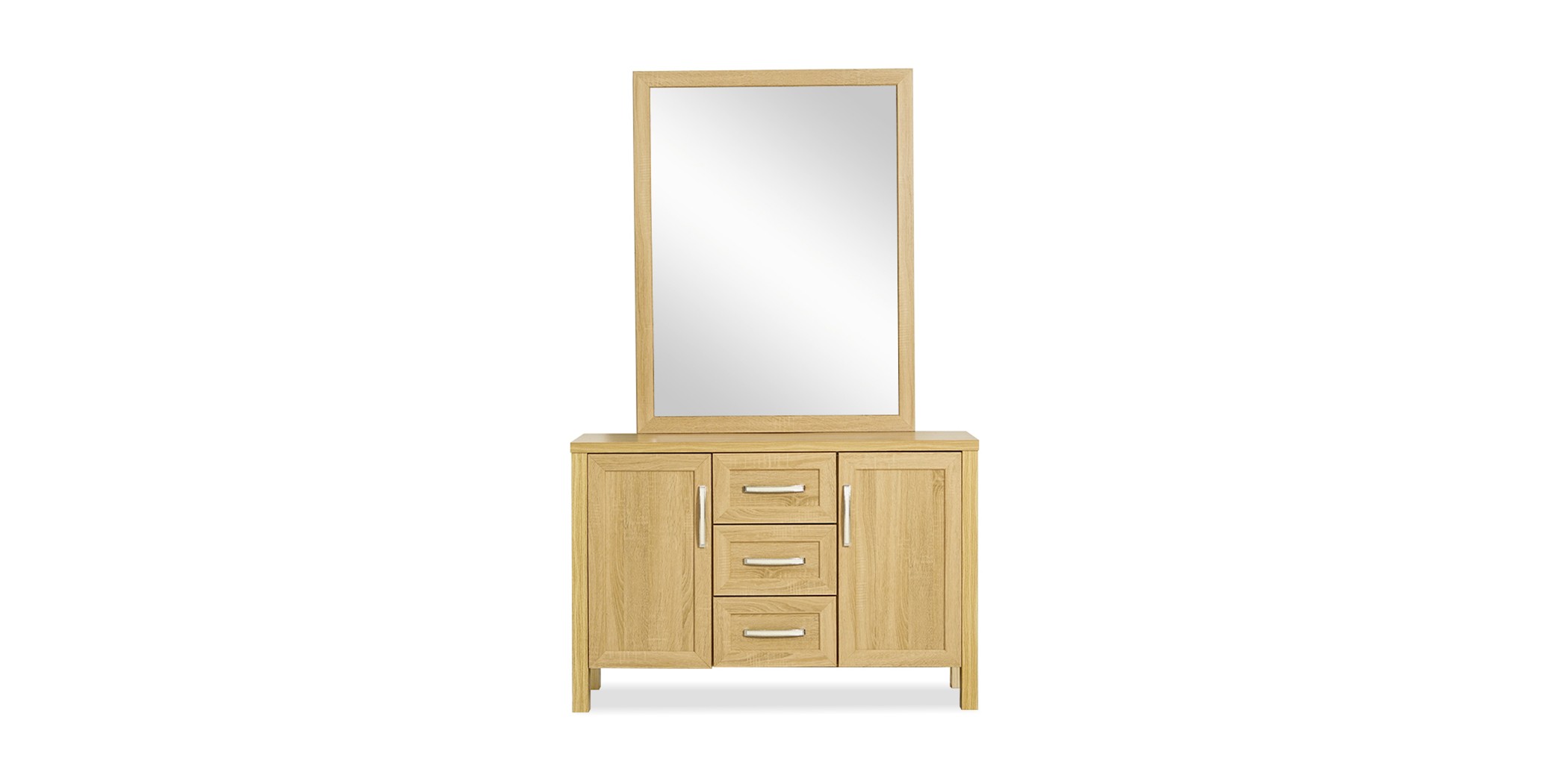 Birmingham Bedroom Set 180X200 cm White Oak