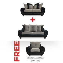 ISLLINGTON 3 + 2 SEATER & Free Isllington Accent Chair