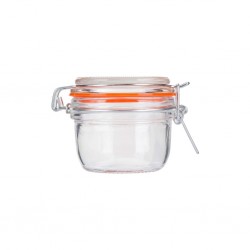 Zibo HM-2006 150ml Glass Jar With Silicone Clip "O"