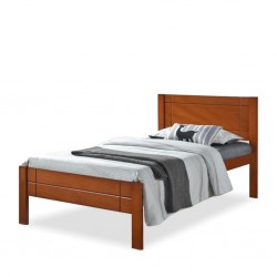 Cross Bed 90x190 cm Dirty Oak