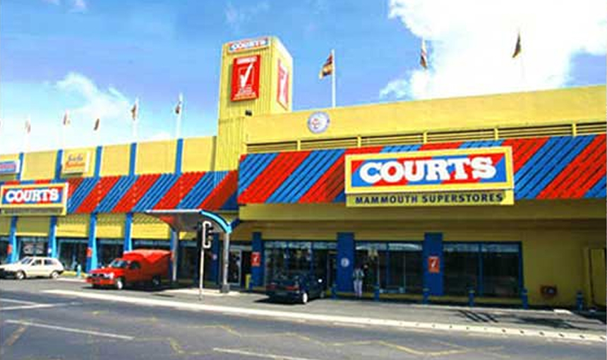 Courts Mammouth Storefront