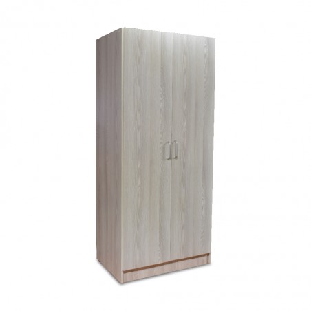Elsa Wardrobe 2 Doors With Hanger MDF Grey