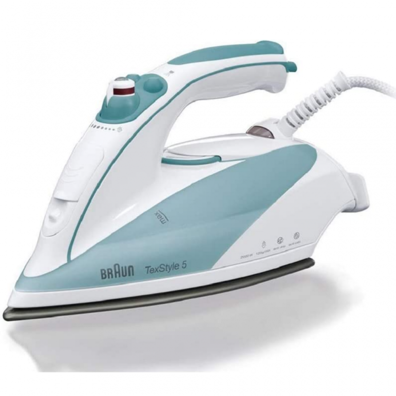 Braun TS515 TexStyle5 Eloxal Open Green Steam Iron