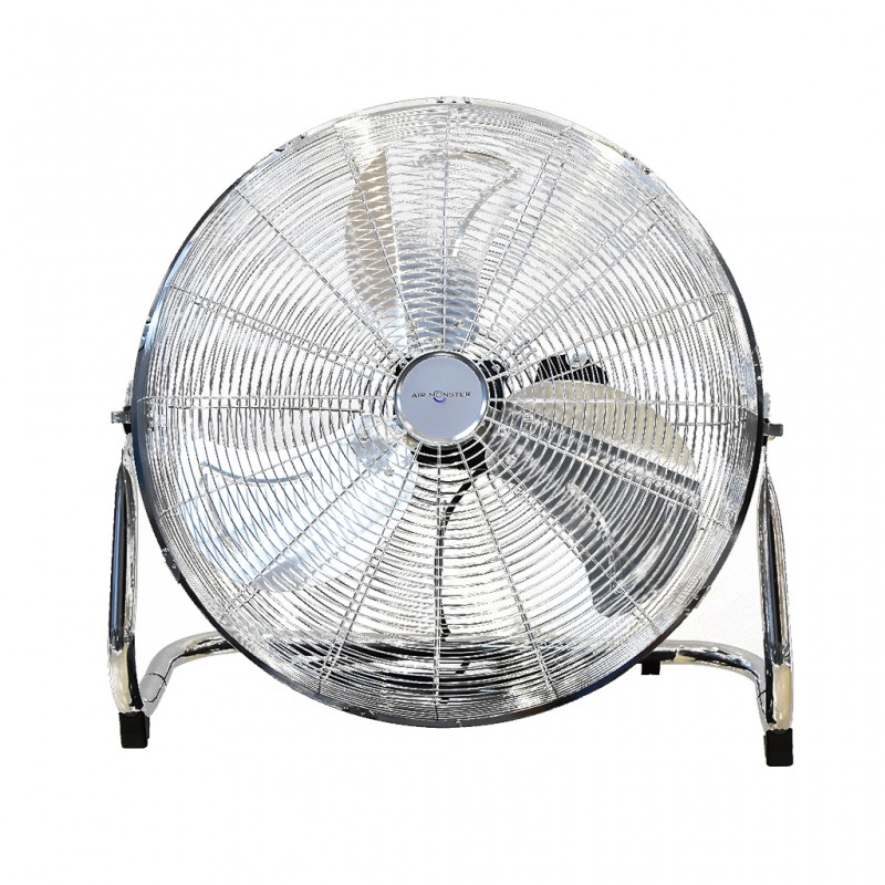 Air Monster 15545 DS Chrome 20'' Floor Fan