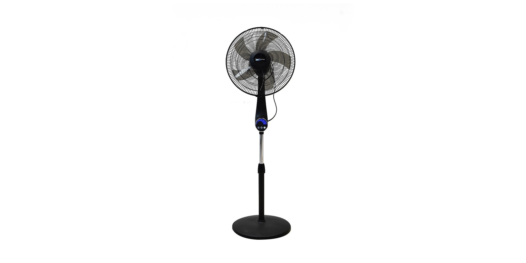 Air Monster 15855R MP 16" Black Remote Stand Fan