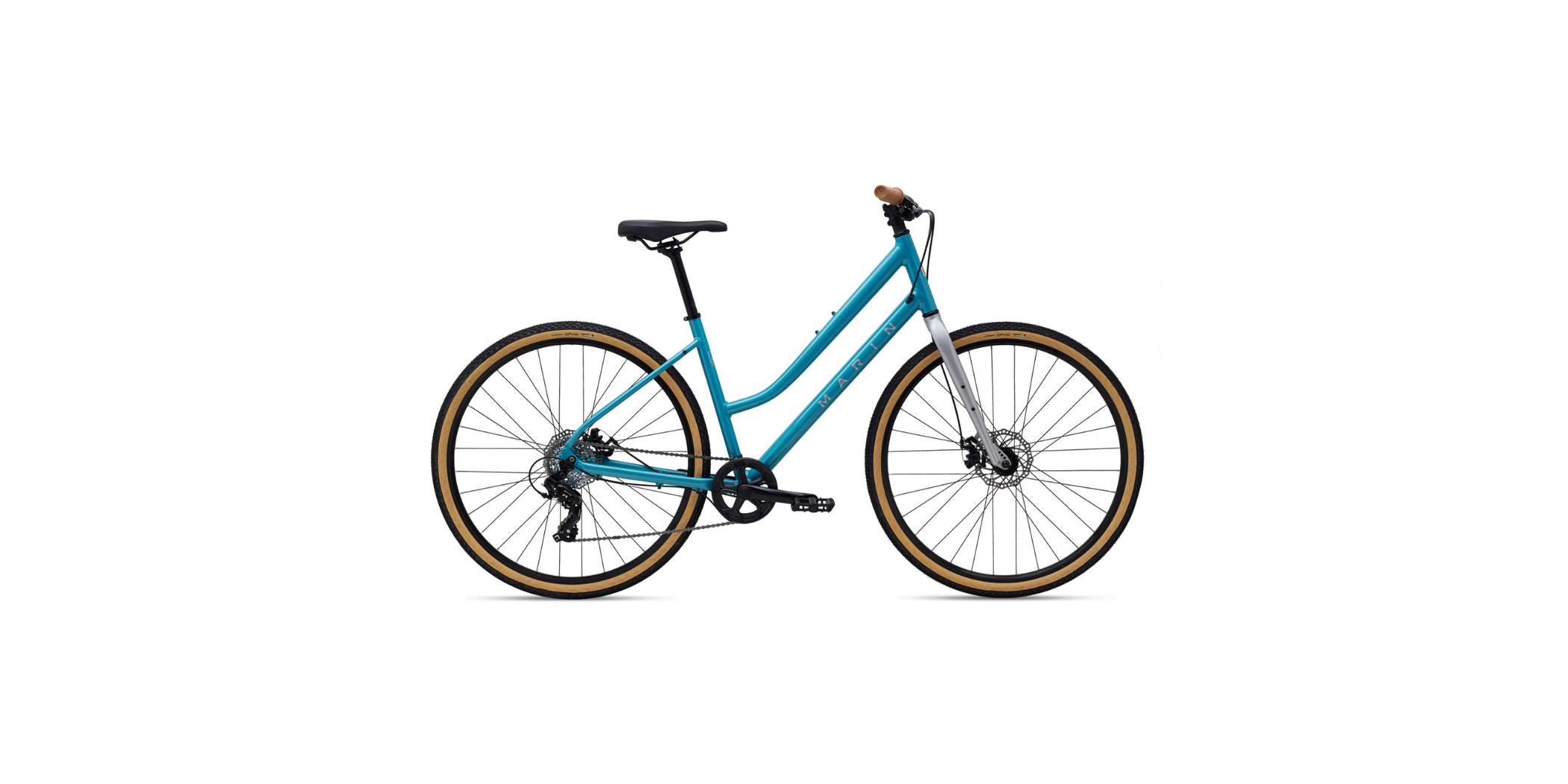 Marin Kentfield ST1 Gloss Teal/Silver Bike
