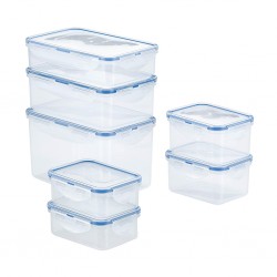 Lock & Lock HPT818CS Rectangle Container x7pcs "O"