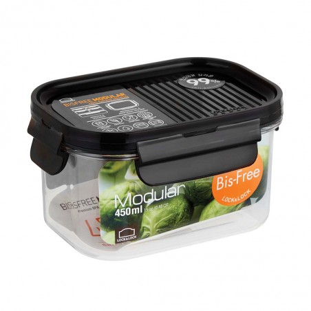 Lock & Lock LBF402 450ml Bisfree Modular Rectangular Container "O"