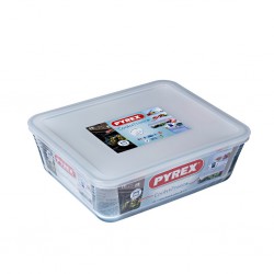 Pyrex COOK AND FREEZE 4L Rectangle Dish With Plastic Lid 27x23 "O"