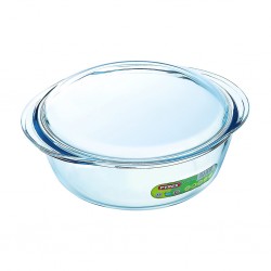 Pyrex Glass 2.2L Round Casserole + 0.8L Sleeve "O"