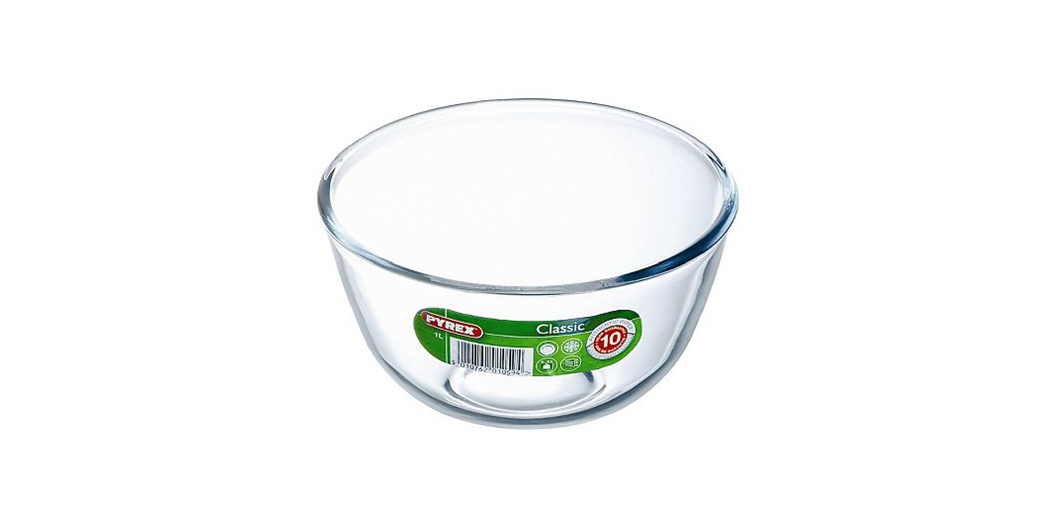 Pyrex Glass 1L - 16cm Mixing Bowl "O"