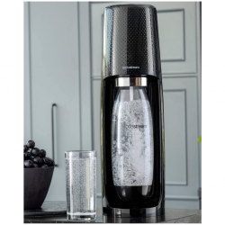 Sodastream Spirit Black Starter Pack Sparkle 266008 Drink Maker "O"