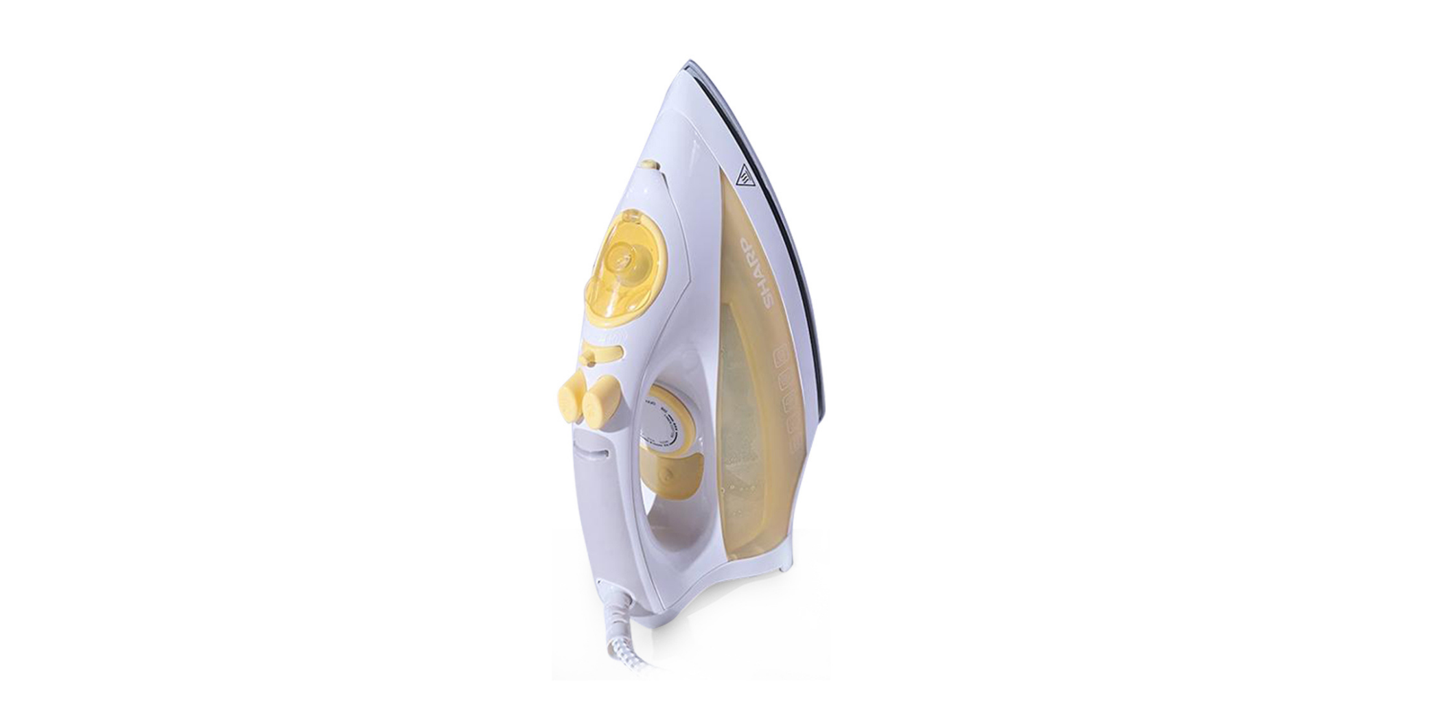 Sharp EI-SH21-Y3 Lemon Yellow 2000W SmartGlide Steam Iron 2YW