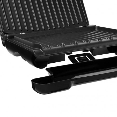 George Foreman 25041 Steel Gunmetal Family Grill "O"