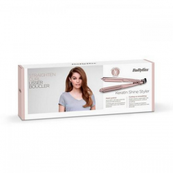 Babyliss ST335AE 2in1 Keratin Shine Pink Hair Straightener 3YW