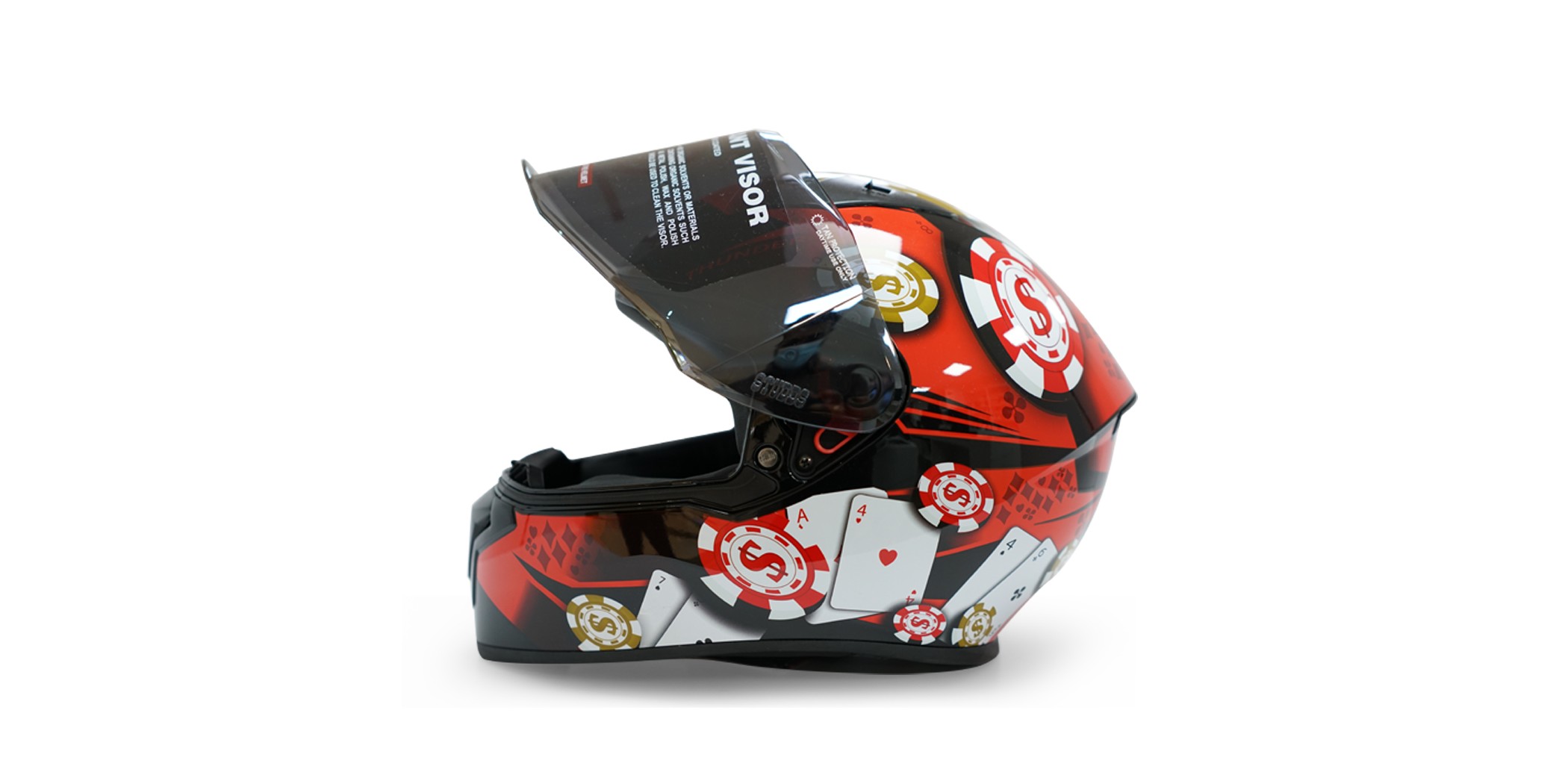 Studds Thunder With Graphics D6 06974 Helmet