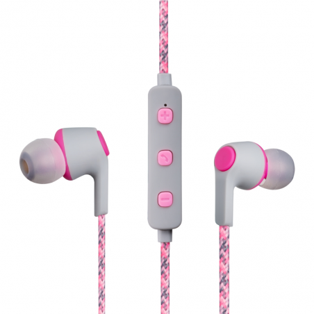 Volkano Moda-Nylon Bluetooth Earphones VK-1107-PK