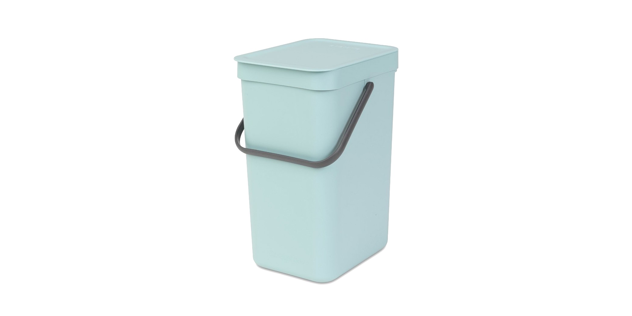 Brabantia 109744 12L Mint Sort & Go Waste Bin 10YW "O"