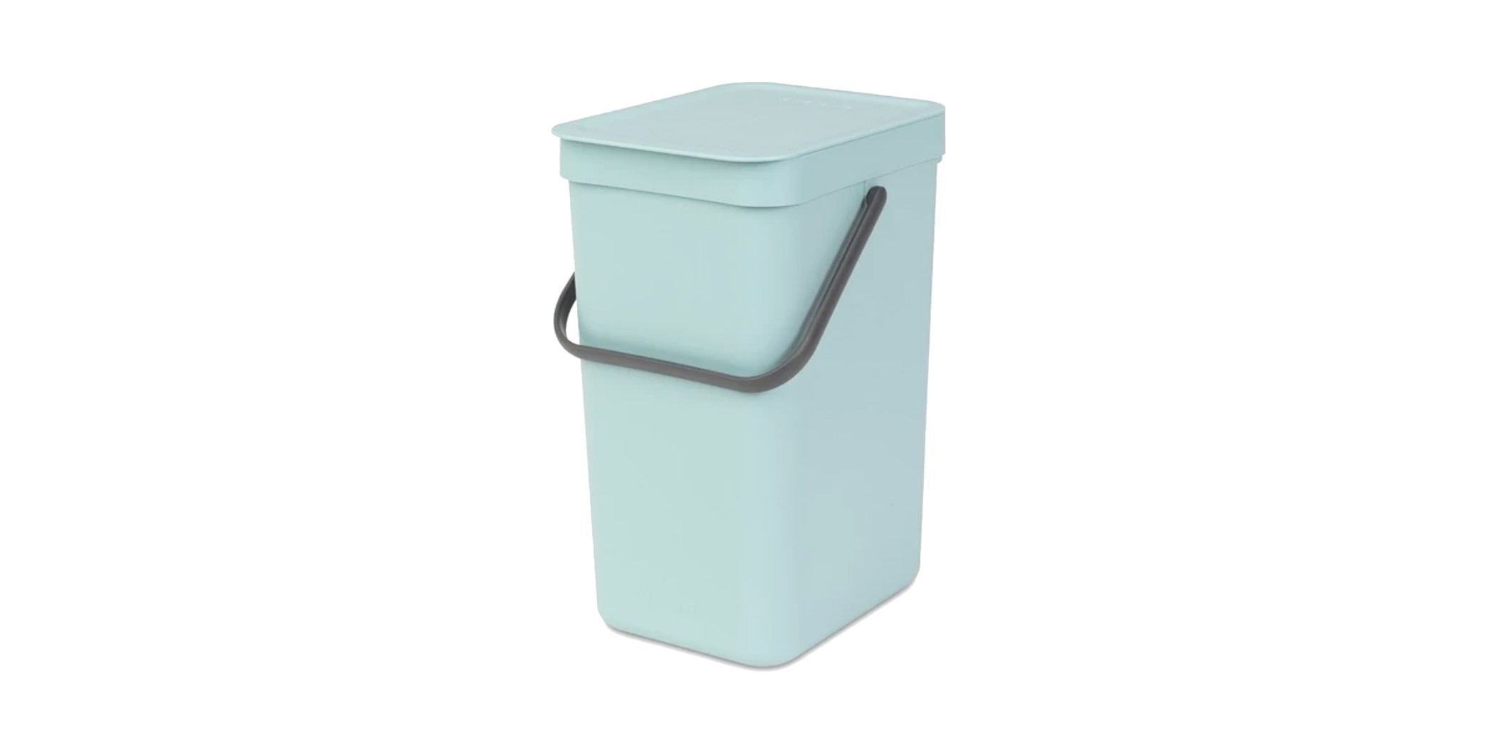 Brabantia 109843 16L Mint Sort & Go Waste Bin 10YW "O"