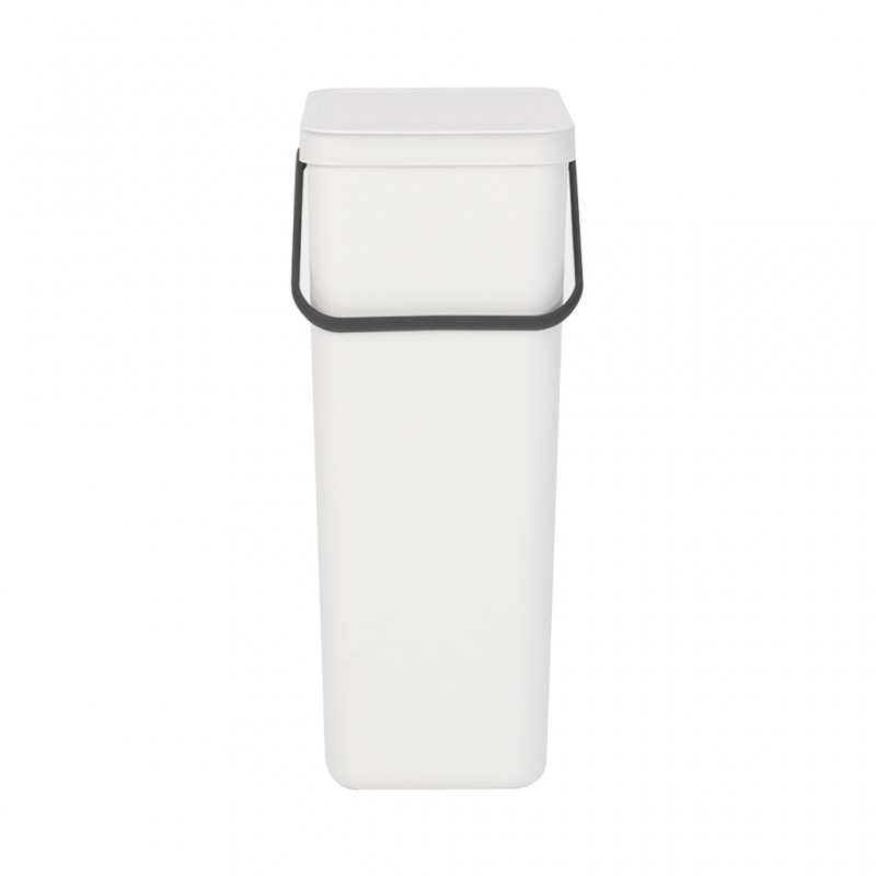 Brabantia 251061 40L White Sort & Go Waste Bin 10YW "O"