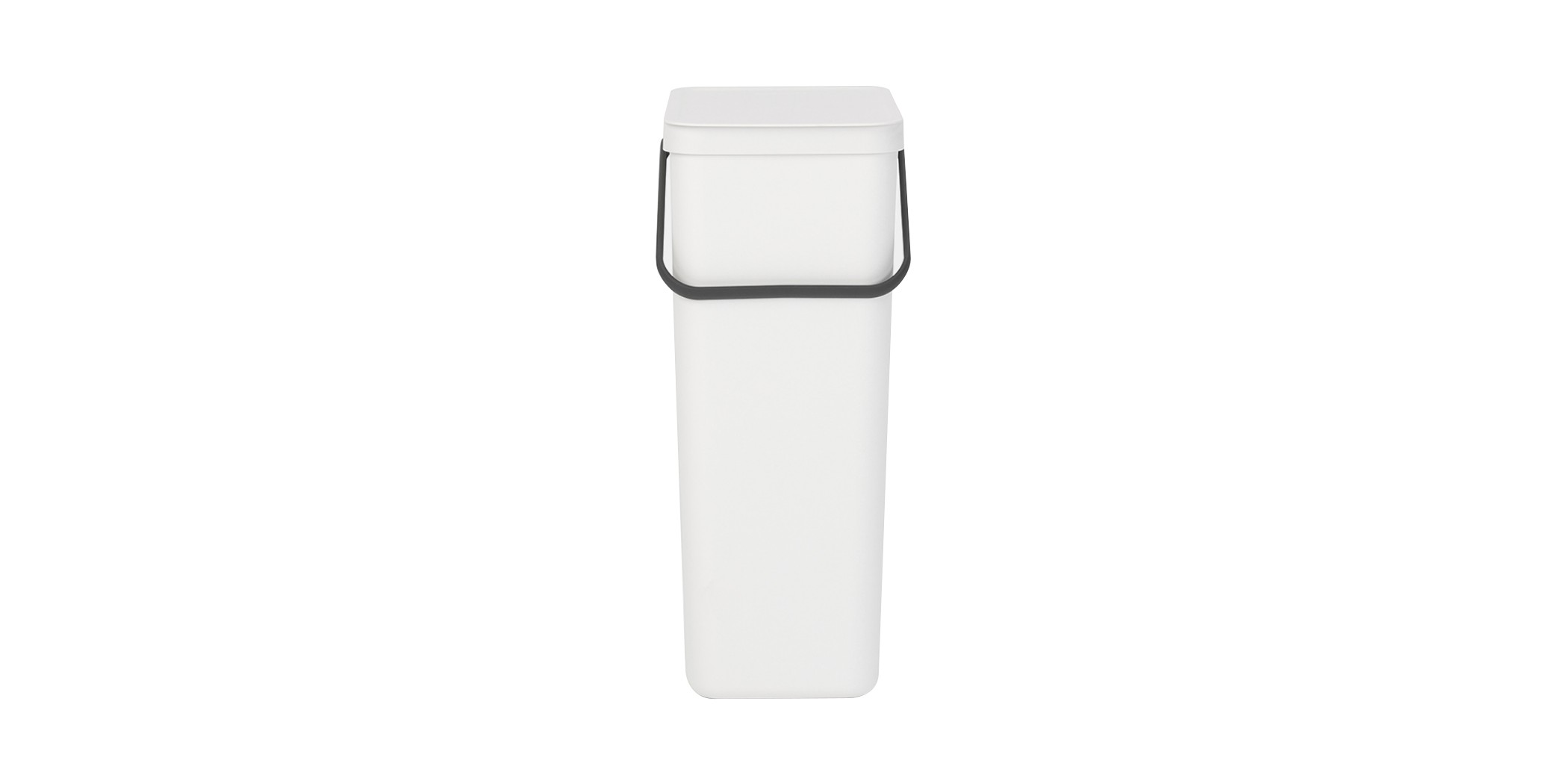 Brabantia 251061 40L White Sort & Go Waste Bin 10YW "O"