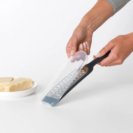 Brabantia 121661 TASTY+ Dark Grey Slice Grater + Cover 5YW "O"