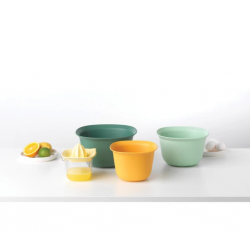 Brabantia 122262 TASTY+ Mixed Mixing Bowl Set 5YW "O"