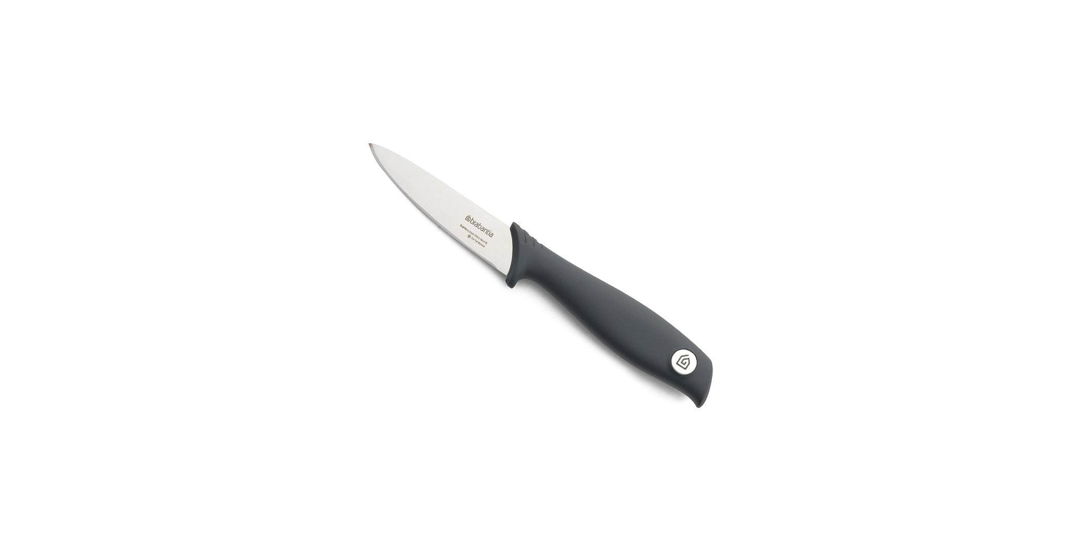 Brabantia 120961 TASTY+ Dark Grey Paring Knife 5YW "O"