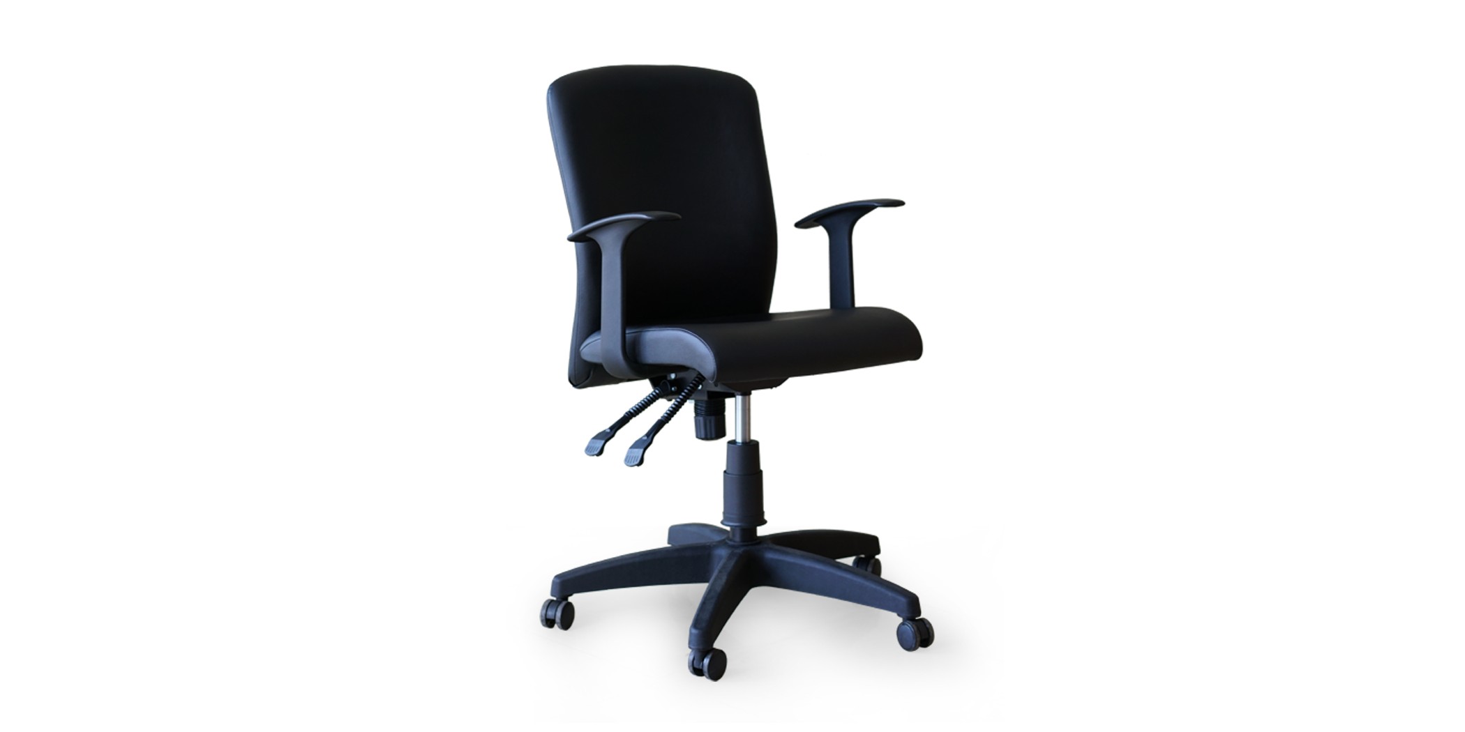 Mimosa Office Chair With Armrest TK20 Semi Leather