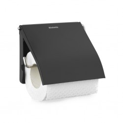 Brabantia 108600 ReNew Matt Black Toilet Roll Holder 10YW "O"